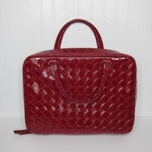Estee Lauder Patent Leather Make-Up Bag